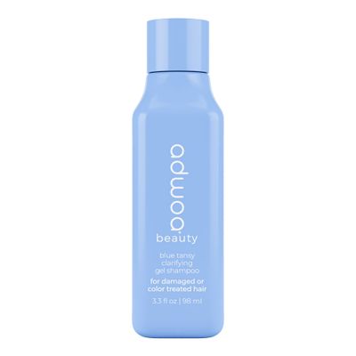 adwoa beauty Blue Tansy Clarifying Shampoo with Bamboo, Hydrolyzed Quinoa And Horsetail extracts. Deeply cleanses hair while moisturizing enhancing shine. For Kinky, Coily and Curly Hair - 3.3 oz