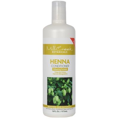 Mill Creek Henna Conditioner (Natural Organic) - 16 fl. oz. (473ml)