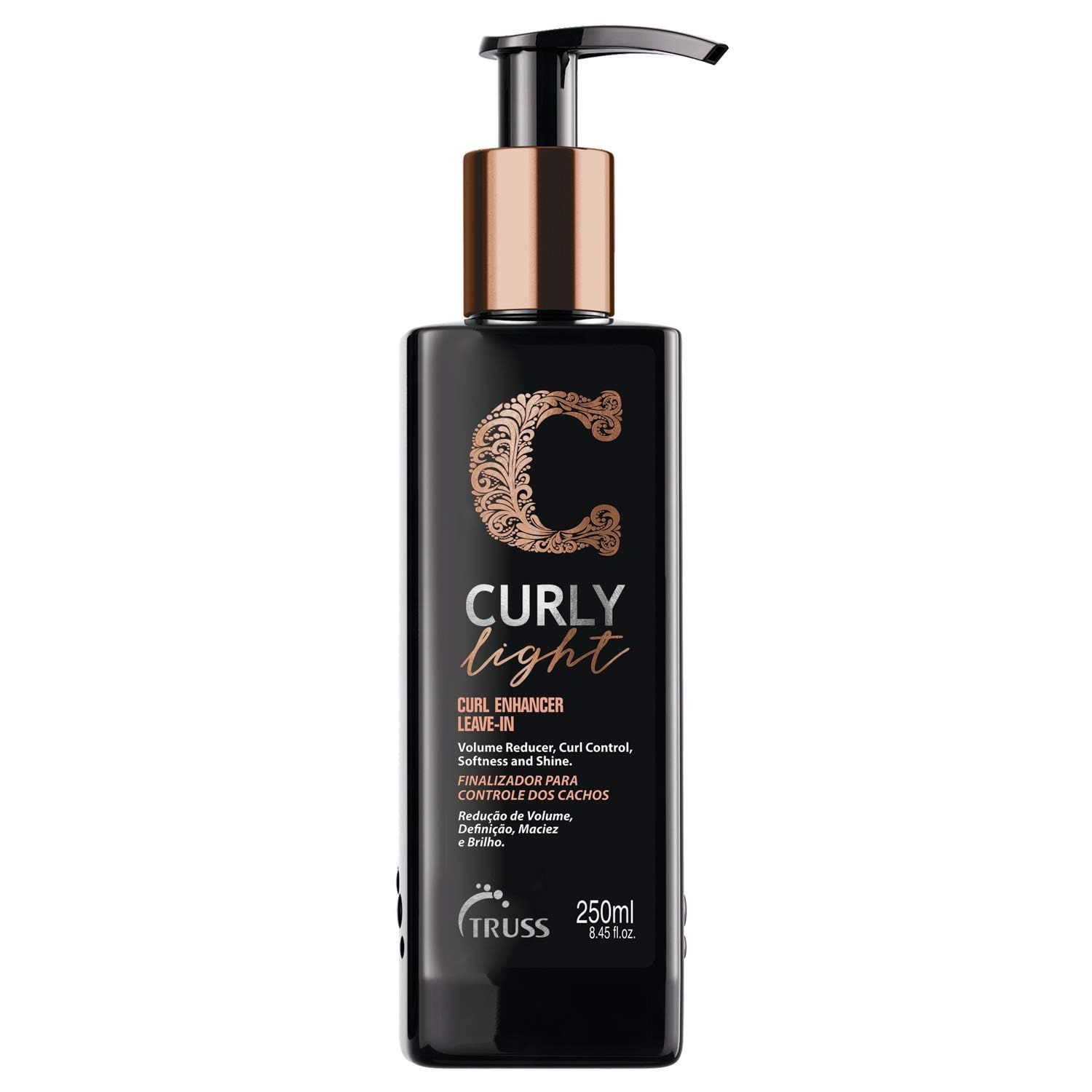 Truss Leave-in Cream for Curly Light Hair - Define and Intensify Curls, Moisturize Wavy and Textured Hair with Matte Finish