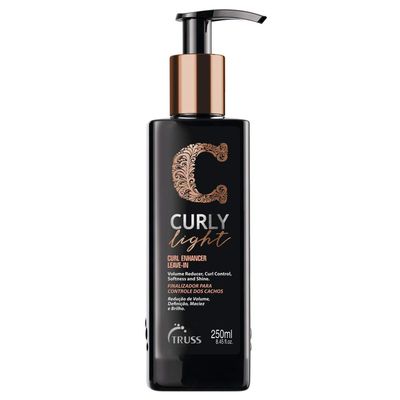 Truss Leave-in Cream for Curly Light Hair - Define and Intensify Curls, Moisturize Wavy and Textured Hair with Matte Finish