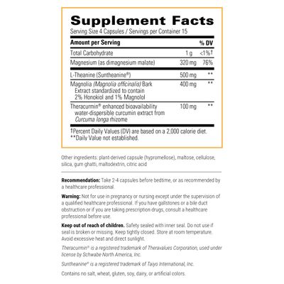 Integrative Therapeutics Pro-Som - Melatonin-Free Sleep Support - Helps Reduce Waking After Sleep Onset - With L-Theanine, Magnesium, Magnolia Bark and Curcumin Extract - 60 Capsules