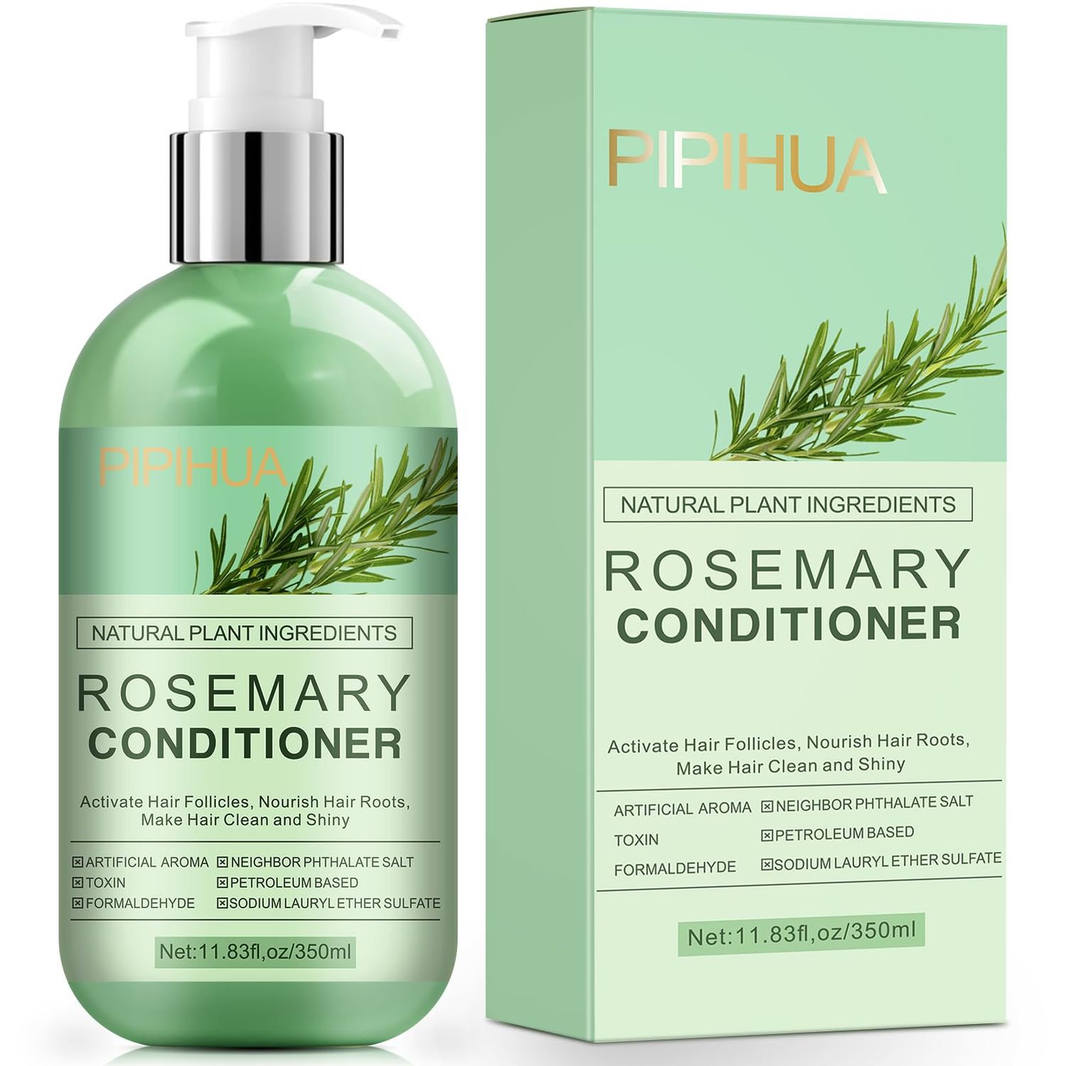 Rosemary Conditioner for Hair Growth: Thinning Hair Anti-Hair Loss Treatment for Men and Women - Rosemary Mint Strengthening Conditioner with Tea Tree Oil Biotin