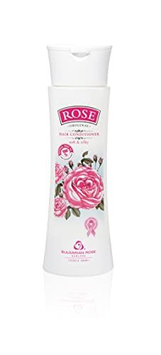 Bulgarian Rose Hair Conditioner with Natural Rose Oil,Hydrating Conditioner, Intense Moisturizer for Dry and Damaged Hair, Paraben Free