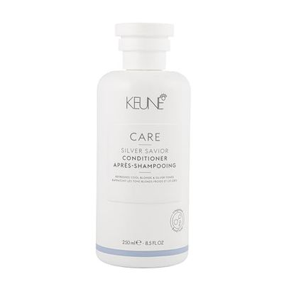 Keune Care Silver Savior Conditioner, Toning Brightening Conditioner for Blonde Grey Hair, 8.5 Fl Oz