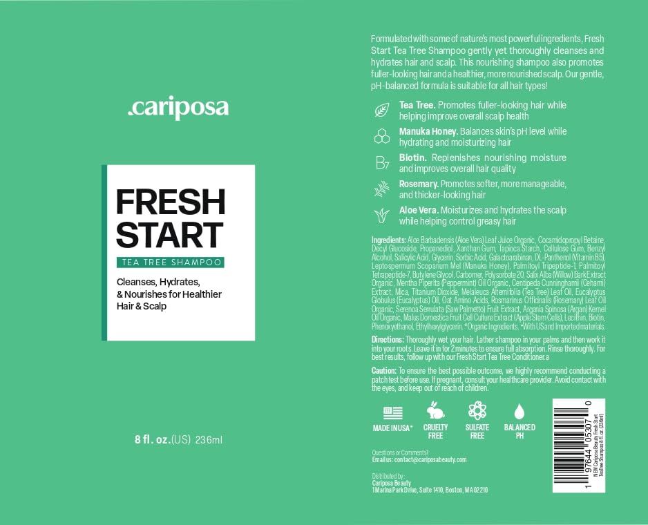 Cariposa Beauty Tea Tree Shampoo 8oz (8Oz)