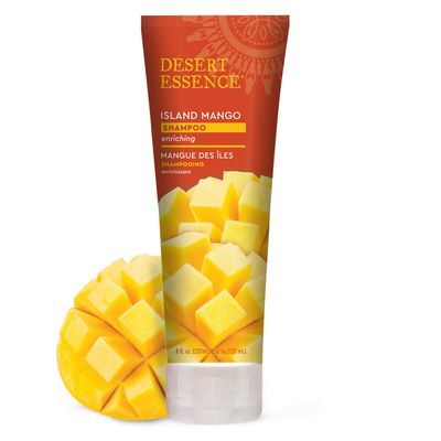 Desert Essence Island Mango Conditioner - 8 Fl Ounce - Enriching - Detangles Hair - Naturally Moisturizes - Soft Supple - Refreshing - Smooth Silky - Shea Butter - Jojoba Oil
