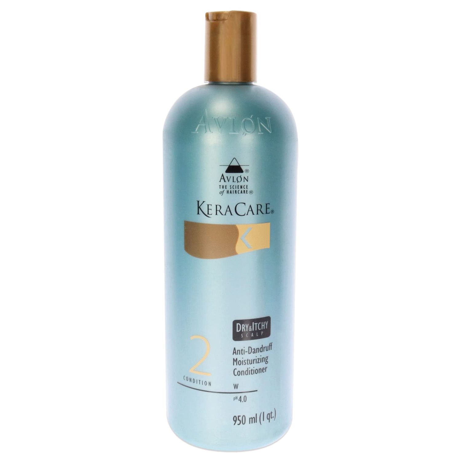 Avlon Keracare Dry Itchy Scalp Anti-Dandruff Moisturizing Conditioner 950mL, 32.3 Fl Oz