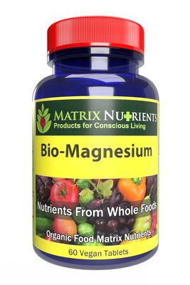 BIO-Magnesium - Premium Magnesium Supplement for: Energy, Blood Pressure, Muscle Function, Sleep, Nerve Function, Blood Sugar Levels and More! - Vegan Tablets (60ct)