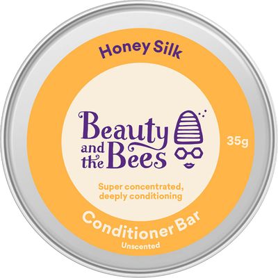 Honey Silk Solid Conditioner Bar for Shiny Healthy Hair Untangles and Softens Hair Eco Friendly Hair Care by Beauty and the Bees