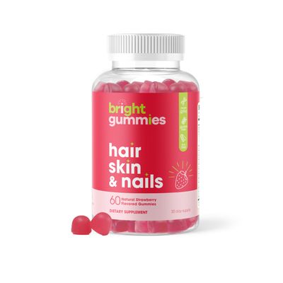 Hair Growth Gummies with Biotin 5000mcg Vitamins C, E Zinc - Helps Prevent Hair Thinning Loss - Stronger Hair, Skin Nails - Vegan, Non-GMO - 60 Strawberry Gummies for Women Men