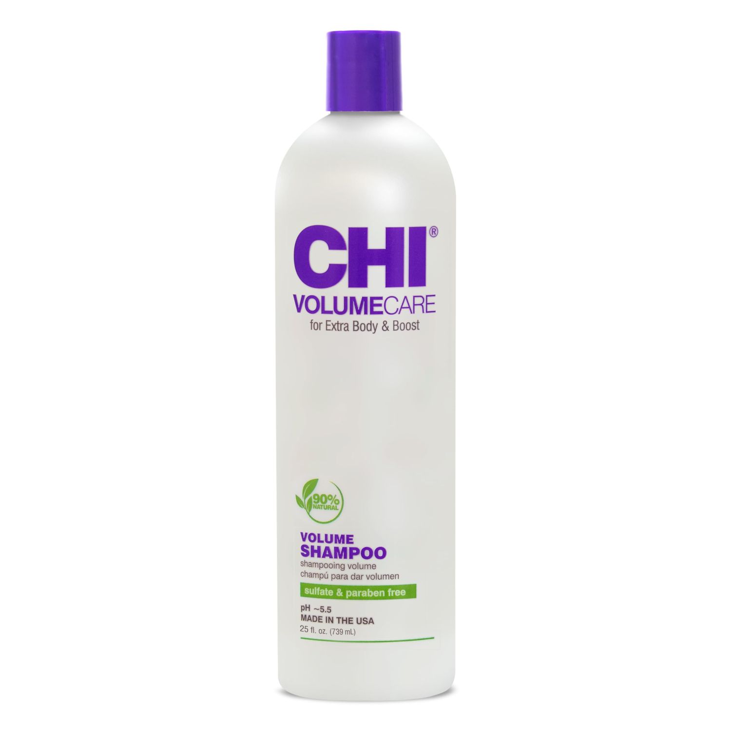 CHI VolumeCare Volumizing Shampoo, Increases Volume on Thin, Fine, or Flat Hair, Balances Moisture, Sulfate, Paraben, Cruelty-Free, 25 Oz