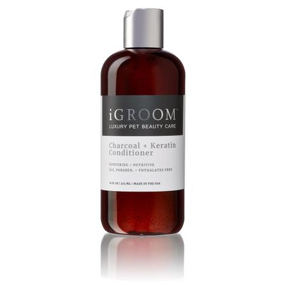 iGroom Pro-Keratin Leave-in Dog Conditioner, Luxury Pet Beauty Care, Keratin Treatment, Excellent Detangling, Made in USA, 16 oz