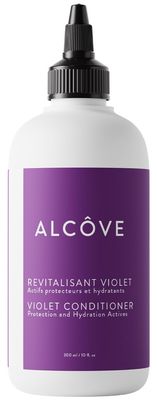Alc ve - Violet Conditioner - Blonde Hair - Colored Hair - Neutralize Yellow and Brassy Tones - Anti-frizz - Hydrate - Strengthen - With Argan Oil and Mango Extract - Color-Safe - Sulfate-Free - 10oz