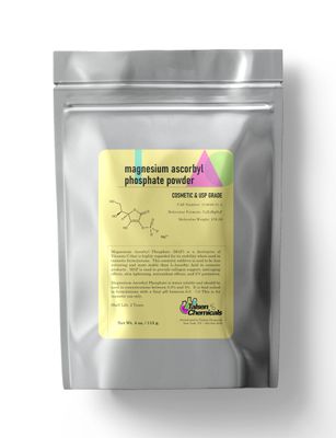 Magnesium Ascorbyl Phosphate Powder, Magnesium Ascorbyl Phosphate Stable Vitamin C, Magnesium Ascorbyl Phosphate MAP Powder for DIY Skincare Products Talsen Chemicals (4 Ounce 113 Grams)