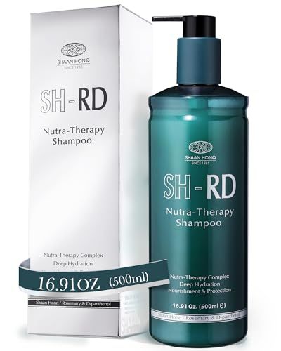 SH-RD Nutra-Therapy Shampoo for Dry Damaged Hair Protein Shampoo Reduces Split Ends Moisturizes Frizzy Hair Suitable for Color-Treated, Bleached Hair - 16.9oz500ml