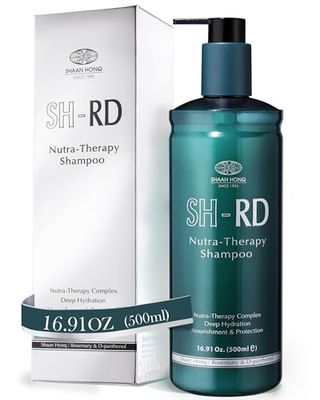 SH-RD Nutra-Therapy Shampoo for Dry Damaged Hair Protein Shampoo Reduces Split Ends Moisturizes Frizzy Hair Suitable for Color-Treated, Bleached Hair - 16.9oz500ml