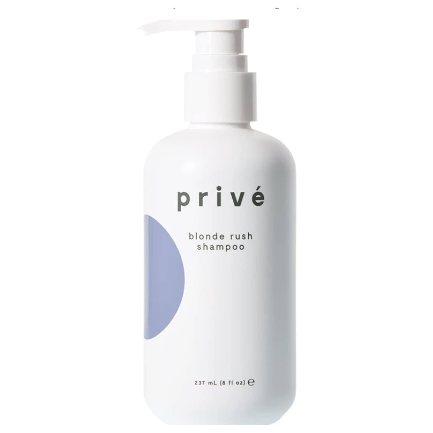 Prive Blonde Rush Shampoo - Purple for Hair No Yellow, Brass Off, Damage Repair, Natural Highlighted Bleached Blondes Smoothing Toning Blue Brassy (8oz)
