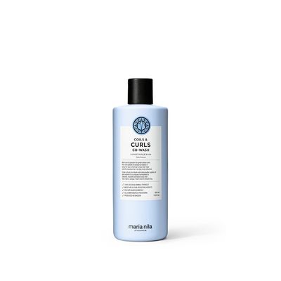 Maria Nila Coils Curls Co-Wash, 11.8 Fl Oz, For Curly Wavy Hair, Jojoba oil to Stay Hydrated while Washing, Shea butter for Curl Enhancement, 100 Vegan