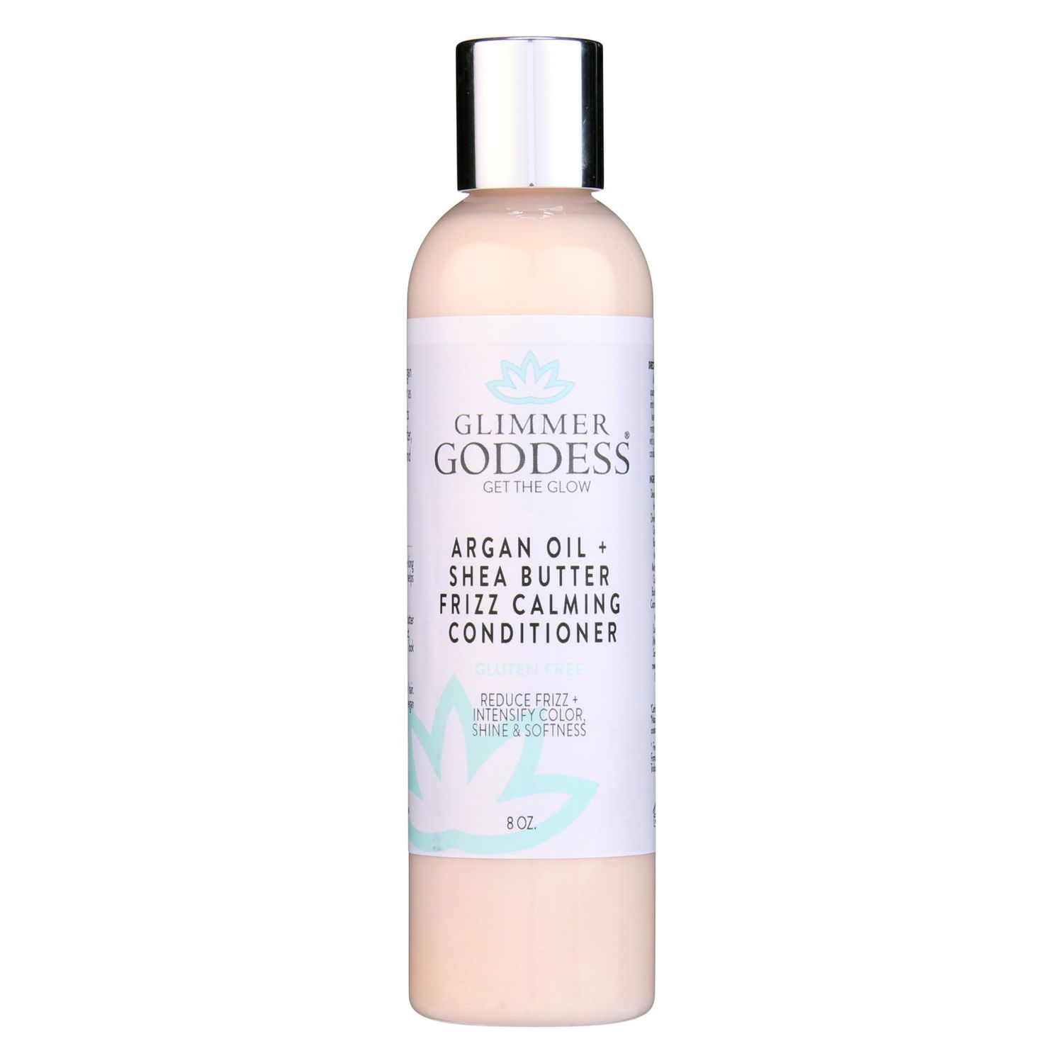 GLIMMER GODDES Organic Argan Oil Hair Scalp Conditioner, Eliminates Frizz, Moisturizing, 8 fl oz