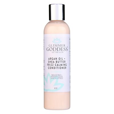 GLIMMER GODDES Organic Argan Oil Hair Scalp Conditioner, Eliminates Frizz, Moisturizing, 8 fl oz