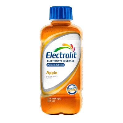 Electrolit Hydration Electrolyte Drinks, Sports Beverages with Electrolytes, Magnesium, Calcium Potassium, Recovery Drink for Post Workout, 12 Pack (Apple)