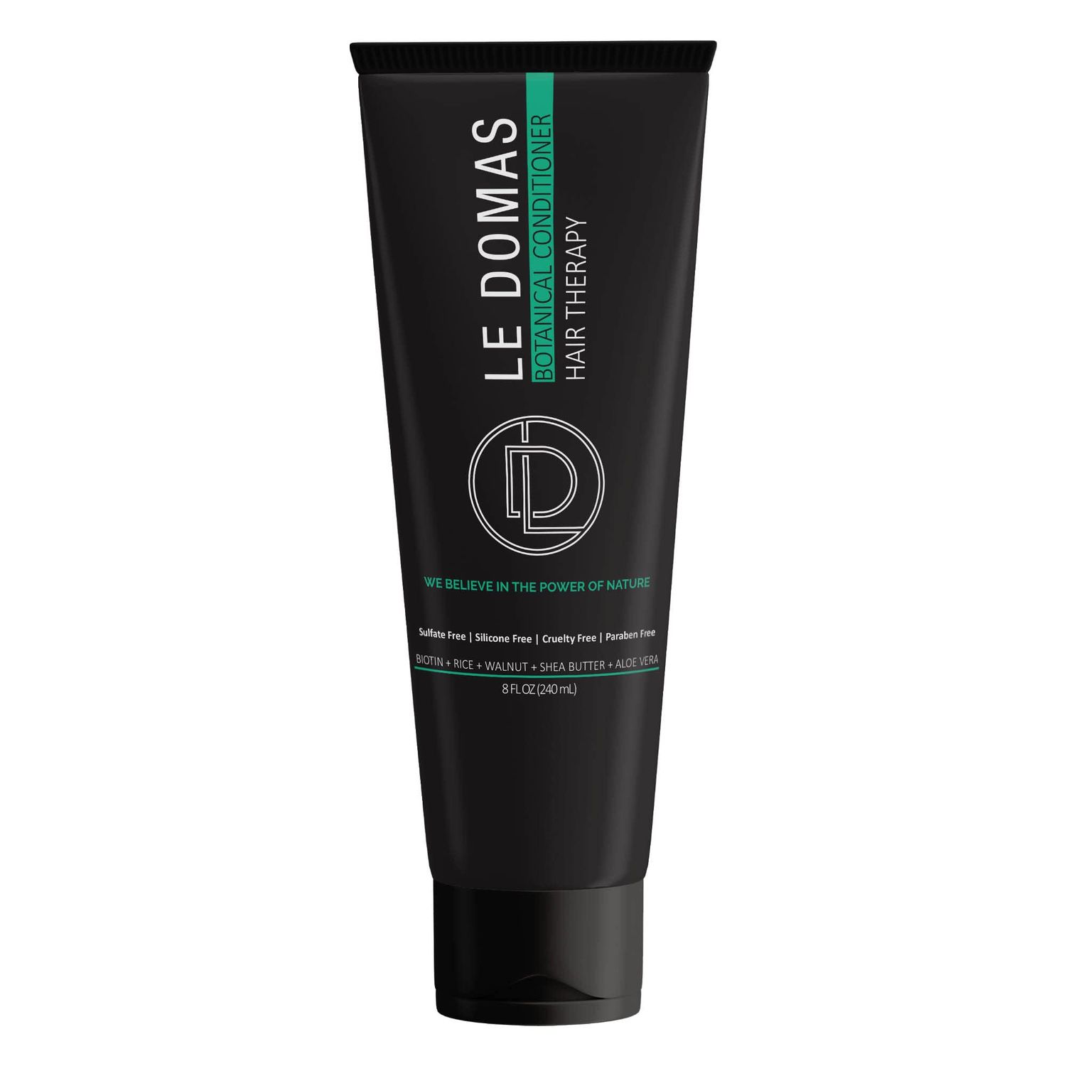 LE DOMAS BOTANICAL Conditioner - Deep Conditioner for Dry, Damaged Hair with Biotin, Aloe Vera Shea Butter Sulfate-Free, Paraben-Free Nourishing Leave-In for Curly Hair, Beard Care, Women Men