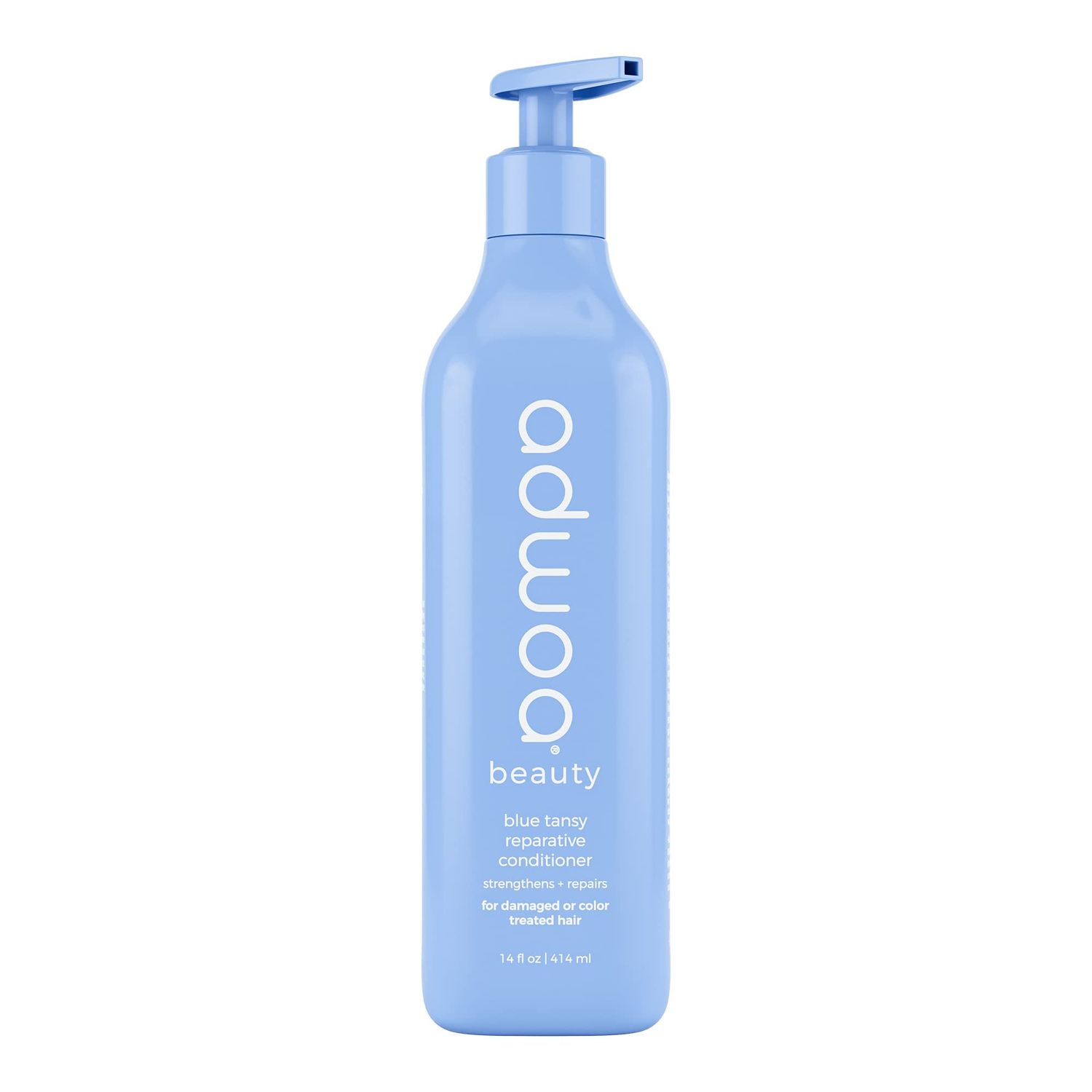 adwoa beauty Blue Tansy Reparative Conditioner with Spirulina, Bamboo Horsetail Extracts. Strengthen Prevent Breakage, Boost Shine and Improve Elasticity. For Kinky, Coily Curly Hair - 14 oz