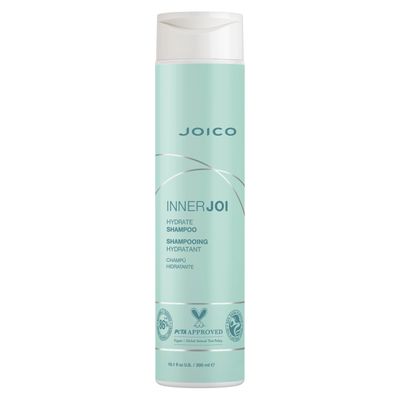 Joico InnerJoi Hydrate Shampoo For Dry Hair Scalp Sulfate Paraben Free Naturally-Derived Vegan Formula 10.1 Oz