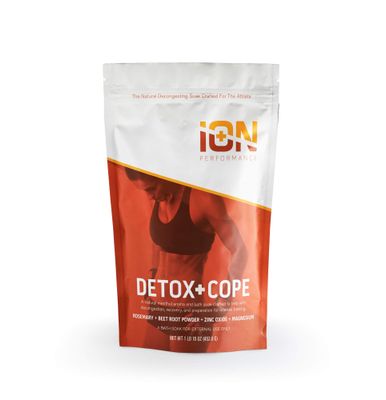 iON Zinc Detox Cope Athlete Bath Muscle Soak Zinc, Magnesium Epsom Salt, Coconut Oil, Rosemary, Beet Root, Bay Leaf Cold Season 16 Oz Allergy Season Muscle Recovery
