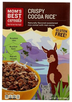 Mom&#39;s Best Cereals Crispy Cocoa Rice Cereal 13 oz (Pack of 3)