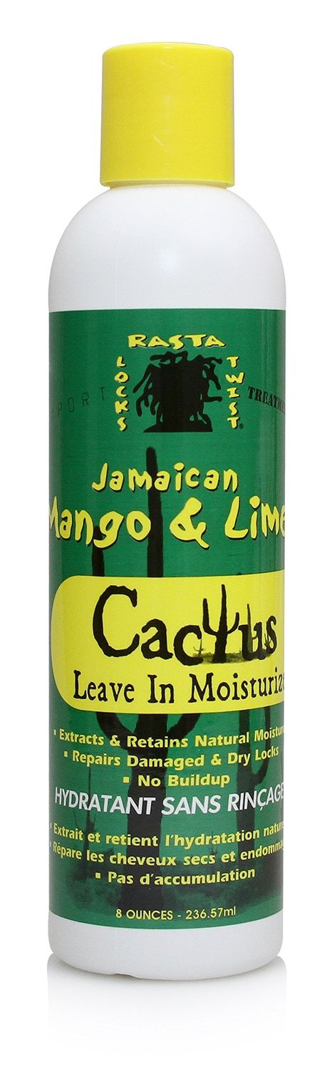 Jamaican Mango and Lime Cactus Leave-In Moisturizer, 8 Ounce (Pack of 6)