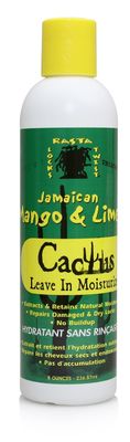 Jamaican Mango and Lime Cactus Leave-In Moisturizer, 8 Ounce (Pack of 6)