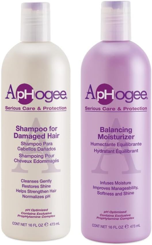 ApHogee Shampoo for Damaged Hair Balancing Moisturizer 16oz&quot;Set&quot;