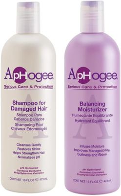 ApHogee Shampoo for Damaged Hair Balancing Moisturizer 16oz&quot;Set&quot;