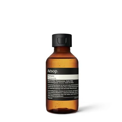Aesop Travel Shampoo Soften Hair, Restore Shine Bergamot Rind, Frankincense, Cedar Atlas 3.3oz 100mL