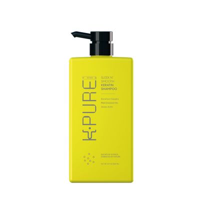 Rev320 Sleek N&#39; Smooth Keratin Shampoo by K-Pure, KeraCore Technology, Sulfate Paraben Free, Anti Frizz Shampoo for Strengthening, Smoothing and Shine, for Thinning Hair for Women, for Damaged Hair