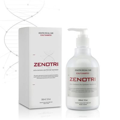 ZENOTRI Biotin and Zinc Pyrithione Shampoo - Combats Itching, Dandruff, Seborrhoeic Dermatitis Sebum Buildup Scalp Care Solution 300ml 10 oz