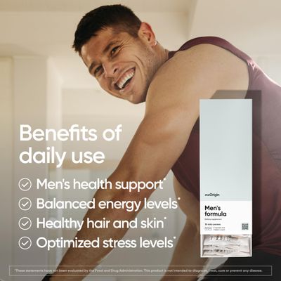 meOrigin Multivitamin for Men, All-in-One Supplement Complex with Zinc, Vitamin D, C, B12, Maca, Biotin, Saw Palmetto - 82 Nutrients for Men's Health Support, Energy, Healthy Hair, 30 Day Supply
