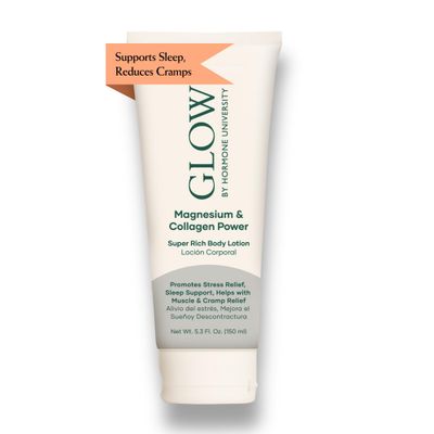 Glow Botanica - Magnesium Lotion with Collagen - Magnesium Cream - Bedtime Routine Sleep Lotion - The Highest Concentration of Genuine Zechstein Magnesium Chloride - 5.3Oz
