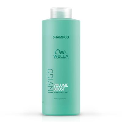 Wella Professionals Invigo Volume Boost Shampoo For Added Volume With Bodyfying Spring Blend 33.8 Fl Oz
