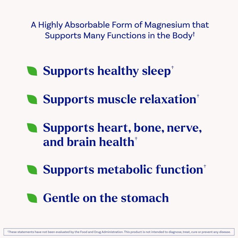 Natrol Magnesium Glycinate Supplements 100mg, Cherry Lemon Soft Chews for Healthy Sleep and Body, Magnesium Glycinate 100mg, Up to a 30 Day Supply