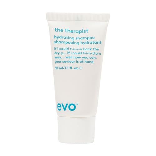 EVO The Therapist Hydrating Conditioner - Hydrates, Strengthen and Softens Whilst Improving Shine - Protects Colour Treated Dry Hair, Helps to Detangle - Travel Size, 30ml 1.01fl.oz
