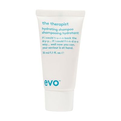 EVO The Therapist Hydrating Conditioner - Hydrates, Strengthen and Softens Whilst Improving Shine - Protects Colour Treated Dry Hair, Helps to Detangle - Travel Size, 30ml 1.01fl.oz