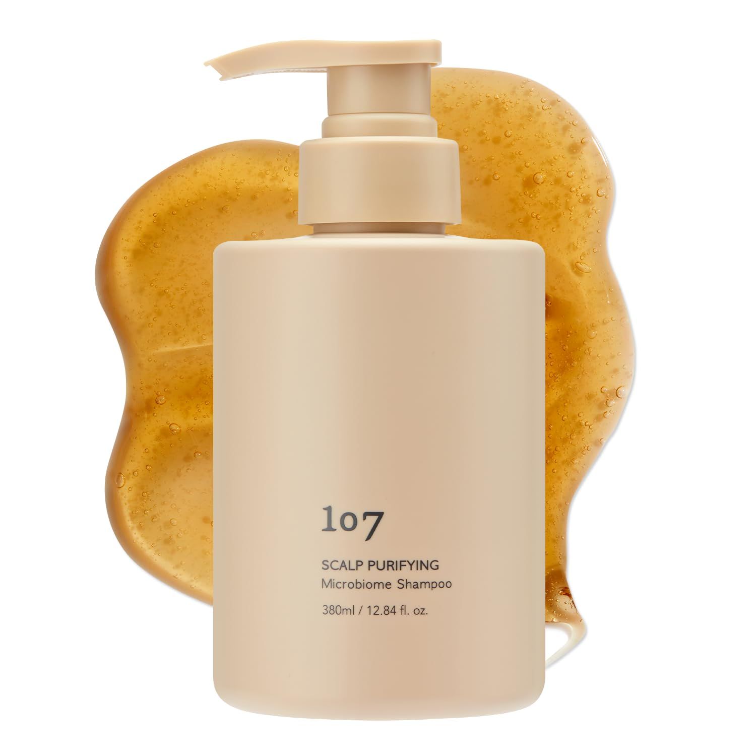 107 Clarifying Shampoo - Purifying Shampoo for Build Up, Dirt, Oil, Itchy, Dry Scalp - Fermented Vinegar Ginseng for Refreshed Revitalized Scalp - Paraben, Phthalate and Sulfate Free (16.9 oz)