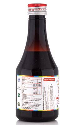 HealthBest Kidbest Iron (Haematinic) Syrup, Zinc, Folic Acid, 200 ML