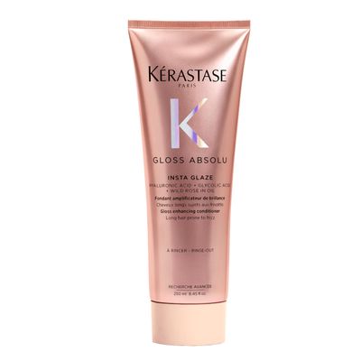 Kerastase Gloss Absolu High-Shine Conditioner - Deeply Hydrates Detangles, Instantly Softens, For Glossy Bouncy Hair, 8.45 Fl Oz