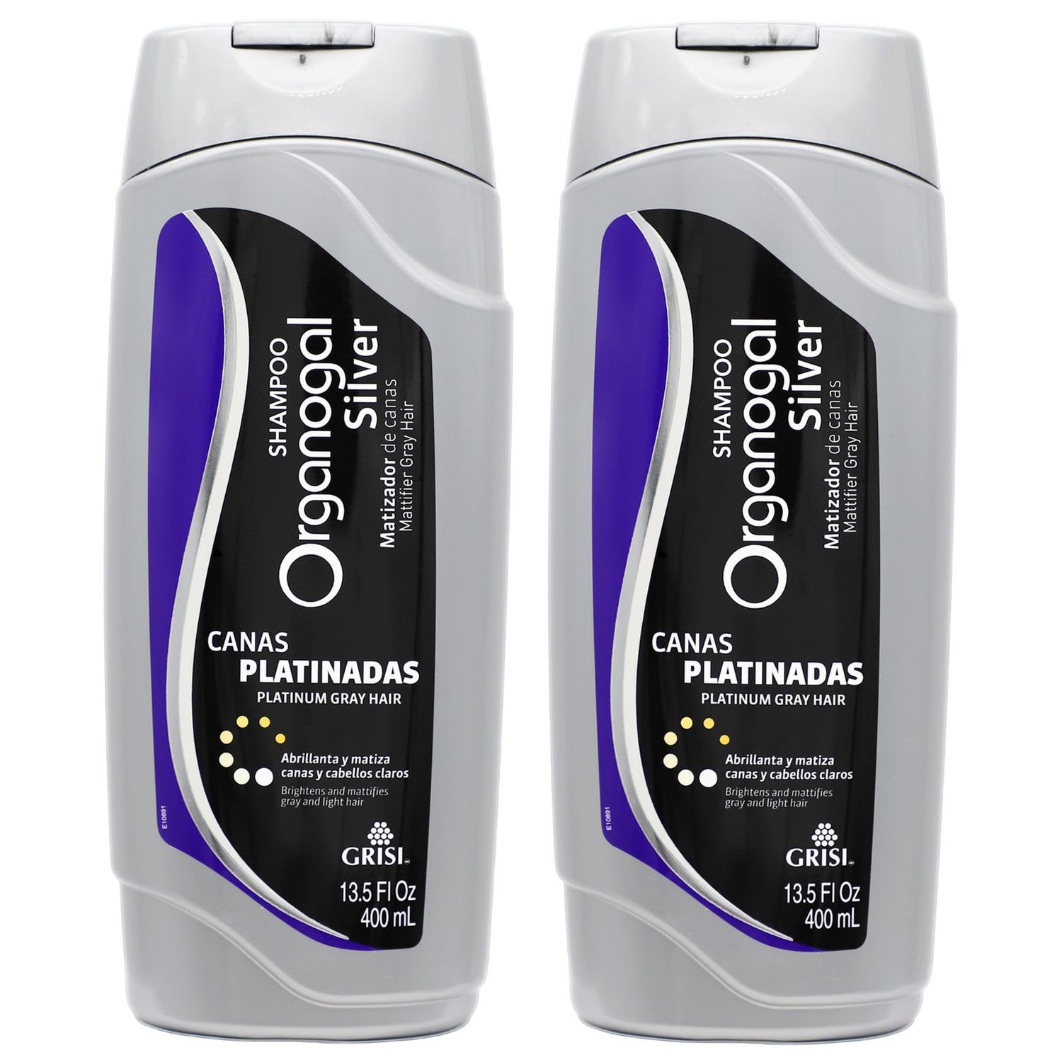 ORGANOGAL Grisi Platinador Shampoo, 2 Pack