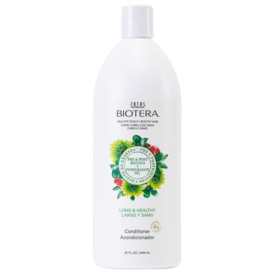 Biotera Long Healthy Strengthening Conditioner Long or Growing Hair Microbiome Friendly Vegan Animal Test Free Paraben Free Color-Safe 32 Fl Oz