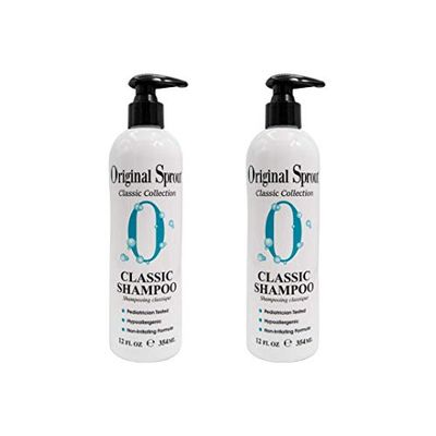 Original Sprout Classic Shampoo. Sulfate Free Shampoo for Classic Hair Care. 12 oz (2 pack) (Packaging May Vary)