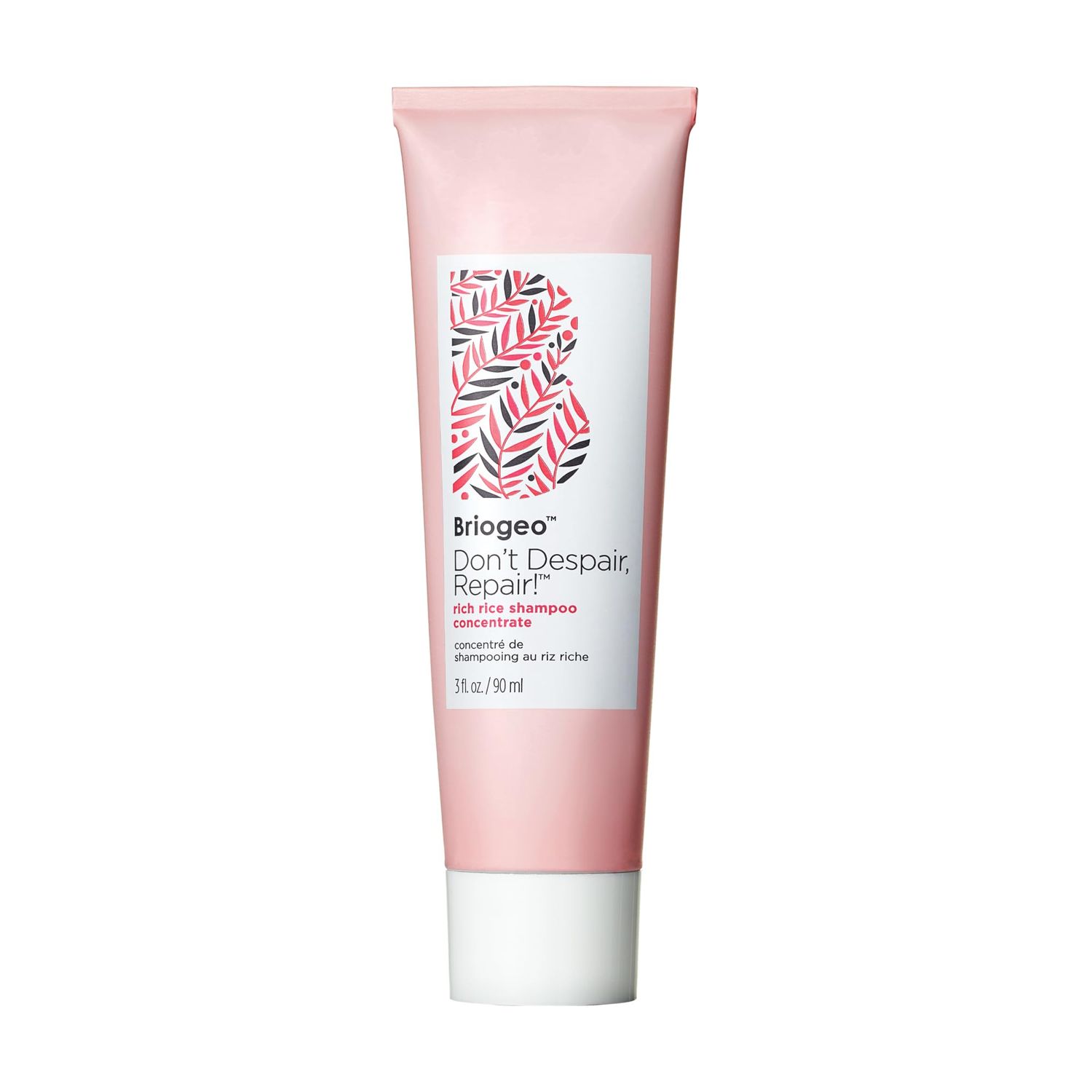 Briogeo Don&#39;t Despair, Repair! Rich Rice Shampoo Concentrate, Protein Shampoo for Severely Damaged Hair, Water-Activated Concentrate Shampoo, Vegan, Cruelty-Free, 3 fl oz